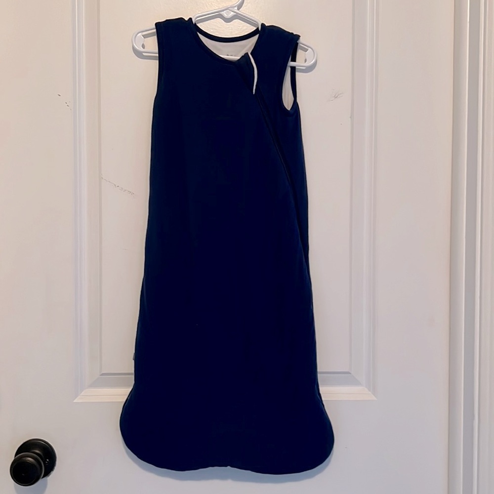 Small Kyte Baby navy sleep sack 1.0 tog
